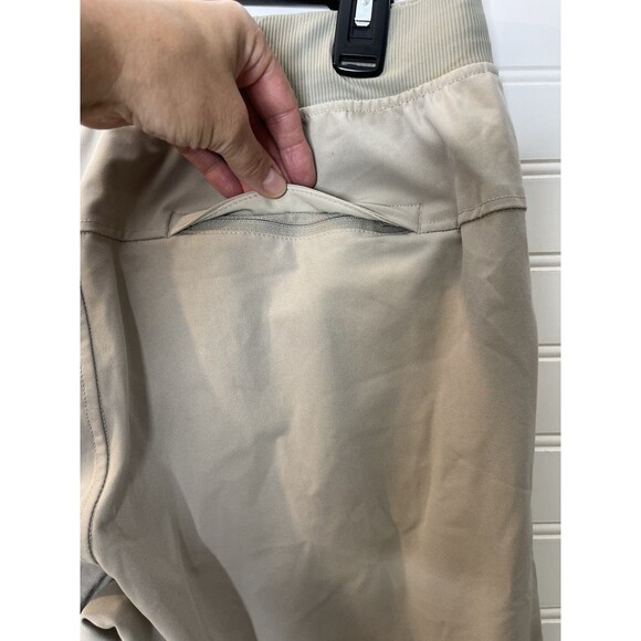 Lululemon Jogger Mens Medium Beige Athletic ABC Warpstreme Jogger Zip Pocket - Picture 12 of 14
